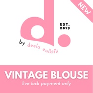Vintage Blouse (Live lock payment only)