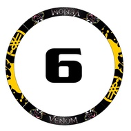 MIO I 125 RIM DECALS VENOM