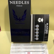 Black bird 3RL needle + nib (50 pieces)