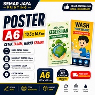 Custom Full Color A6 Poster Printing | Art Carton 260 gsm | Sharp Results | Bright Colors