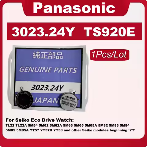 3023.24Y TS920E 3023-24Y 3023 24Y TS920 as MT920 for Seiko Watch Kinetic Energy Rechargeable Battery