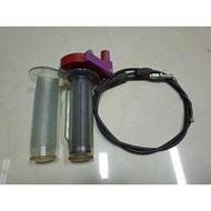 Throttle Cover Set + Modified Hand + Cable For Kawasaki KX125-KX250 Or Can Be Used With Other Models