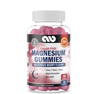 Sugar free magnesium gummies and magnesium citrate supplements suitable for adults and children (veg