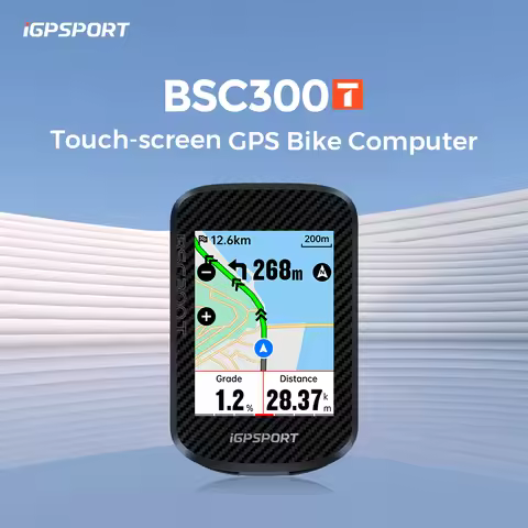 iGPSPORT BSC300T Touch-screen Bike Computer Global Colorful Map Wireless Cycling Computer Support E-