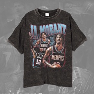 เสื้อยืด ลายบาสเก็ตบอล Nba JA MORANT Memphis JA MORANT สําหรับผู้ชาย และผู้หญิงS-5XLS-5XL