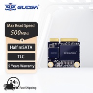 GUDGA mSATA Half Size 128GB 256GB 512GB 1TB SSD Hard Drive Half Size mSATA SSD SATA Internal Solid States for Desktop Laptop Computer Hard Disk