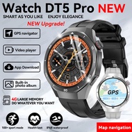 2026 New DT Watch5 Upgraded Ultra Big 4GB Memory Smart Watch Men GPS Map MP3/MP4 Player Bluetooth Ca