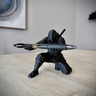 NESS Ninja Ornaments, Funny Multi-functional 3D Printing Warrior Ornaments, Fashion Creative Decorat