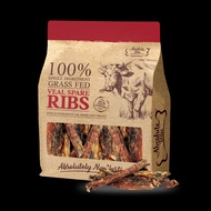 Absolute Bites Single Ingredient Veal Spare Ribs Air Dried Treats for Dogs 250g