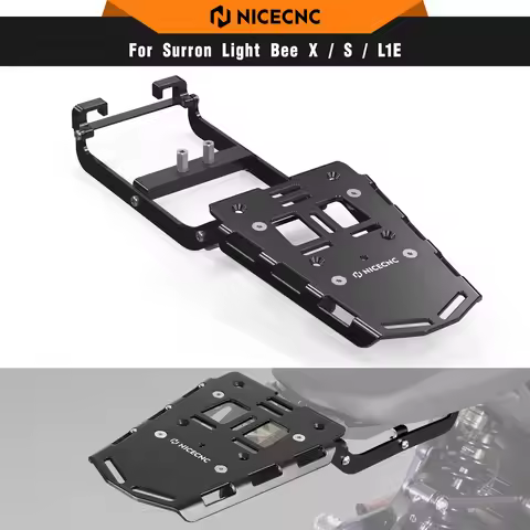 NICECNC For Surron light bee X S L1E 2024 2025 Rear Luggage Rack Kit For Segway X160 X260 Electric D