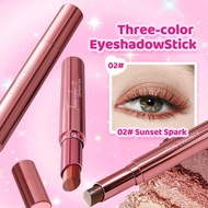 TEN TWENTY 3-Color Gradient Eyeshadow Stick Matte + Shimmer Eyeshadow Waterproof & Sweat-Resistant