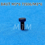 MESIN Black M3*6 Bolt / MJM-71506/M3*6 Sewing Machine Gear Bolt