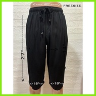 ◱ ♚ Tokong 3/4 Trendy Urban Bohemian Streetwear Summer Beach Casual  Pants for Men freesize plussiz