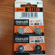 Maxell LR1130 189 1.5V Alkaline Battery 1pcs