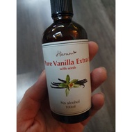 Halal Local Pure Vanilla Extract Derived From Imported Vanilla Bean Contains Vanilla Seeds NO ALCOHO