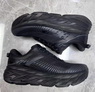 🍑現貨特價！HOKA ONE ONE Bondi 7 戶外透氣黑色跑鞋 EU38/US6.5/UK5/23.5cm