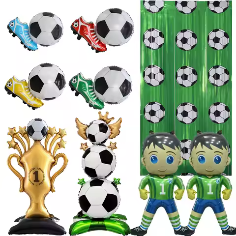 Soccer Party Decor Football Themed Balloon Football Boot Balloon Kids Boys Birthday Football Birthda