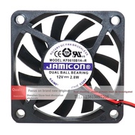 Taiwan Kaimei KF0610B1H-R 6010 6cm 12V 2.8W 2 Line Axial Fan Q5CO