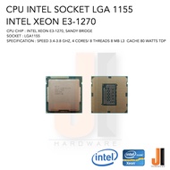 CPU Intel Xeon E3-1270 4 Cores/ 8 Threads 3.4-3.8 Ghz 8 MB L3 Cache 80 Watts TDP No Fan Socket LGA 1155 (สินค้ามือสองสภาพดีมีการรับประกัน)