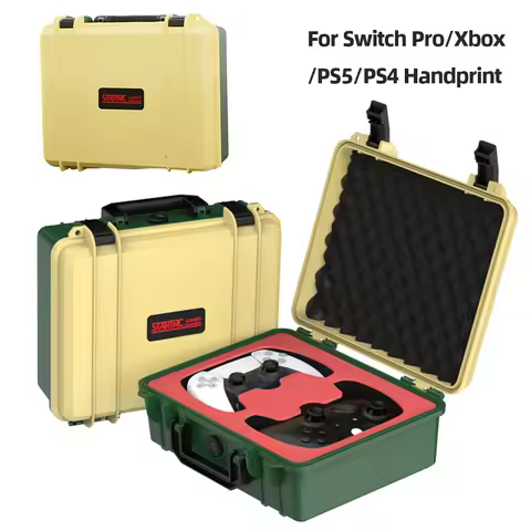 Hard EVA Storage Bag For PS5/PS4/Xbox/Switch Pro Controllers Carrying Case Waterproof Protective Cas