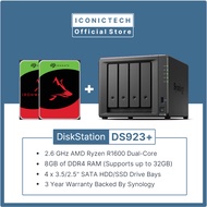 no call wa0193710000 Synology DS923+ 8GB~80TB Storage Capacity Nas Enclosure Kits Pre-Configured On-