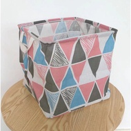 30x30x30cm Square Laundry Basket Storage and Organizer Bins Foldable dirty clothes laundry bag box c