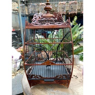 Sangkar Burung Bunga Premium Fiber Fish