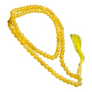 99 yellow jade prayer beads | BT42