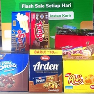 Paket Parcel 8 (Mini Oreo+Bengbeng+Roma Arden+Ah+Tango+Chocolatos 1rcg