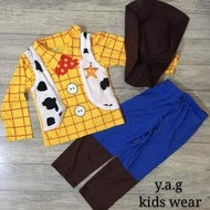 toy story woody costume for kids,fit 2yrs to 8yrs old