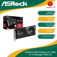 ASROCK AMD Radeon RX 7800 XT Challenger 16GB OC