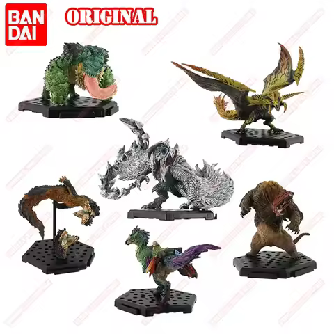 Original Monster Hunter Wild Animation Game Peripheral Toys Capcom Boxed Gacha Gashapon Anime Action