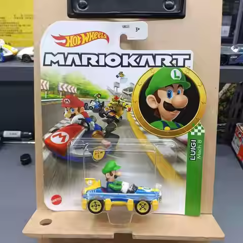 In Stock Original New Hot Wheels Gbg25 Super Mario Bros. Movie Mariokart Car 1/64 Die Casting Car Mo