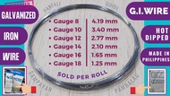 GI Wire ▪️ Galvanized Iron Wire ▪️ Sold per Roll. Alambre.  Hindi nangangalawang. Pang Sampayan atbp