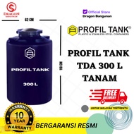 Tangki Air Profil Tank TDA 300 Liter - Toren Air Plastik Profil Tank 300 Liter - Toren Tanam