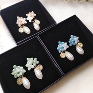 浮容手作房HIBISCUS#瓣蜜#/耳環/uv膠