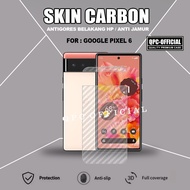 Google Carbon Skin Google 6PIXEL 6A GooglePIXEL 6 Pro Anti-Scratch Google Back Protector Garskin Goo