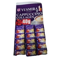 yusmira cappuccino collagen guarana plus goji 40g (15 sachet)