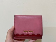 ❤️可議價❤️2Miu miu 粉紅色錢包、短夾 wallet