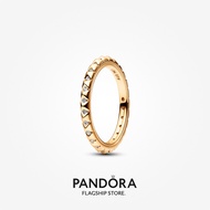 Pandora ME 14k Gold Plated Pyramids Ring