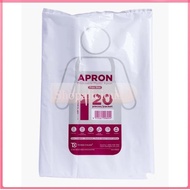 Teong Chuan LDPE Plastic Disposable Apron / Isolation Gown - 20pcs