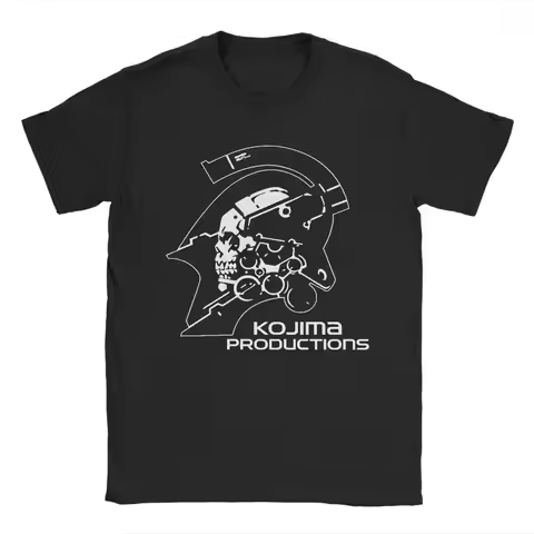 Men's Death Stranding Kojima Productions T-Shirts Pure Cotton Top Tees Summer Short Sleeve T Shirt O