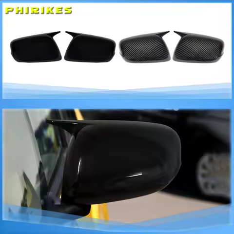Bull Horn Cover Rearview Mirror Housing Side Mirror Cover Fit For Honda FIT JAZZ GE6 GE8 2009 - 2013