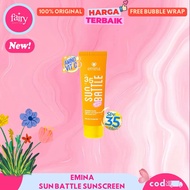 Emina Sun Battle Sunscreen - Small Size Mini Size Emina Sun Protection Sunscreen 20ml Fun Size SPF 3