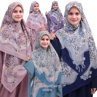 Hijab Galeria Bidang 60 Aritachi Printed FLORIA Awning Mudah Bentuk