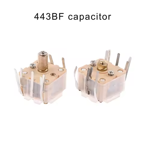 1Pc Switch CBM-443BF-1AB4/088AM+FM Radio Thin Film Variable Capacitor 270P Double +20Pfm