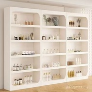 Beauty Salon Multi-Layer Product Shelf Cabinet Manicure Glass Door Cosmetic Shelf Display Sample Dis