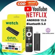 4K  ONN.Tv Stick 2.4G/5G WIFI TV Stick Unlock/Youtube Mini TV Box Android 14.0 Supports Netflix Free