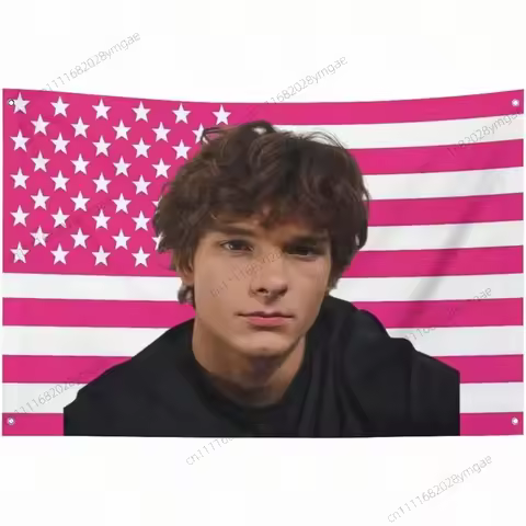Aesthetic Mason Tapestry Thames Pink American Flag Wall Hanging Flags Dorm Living Room Background Cl