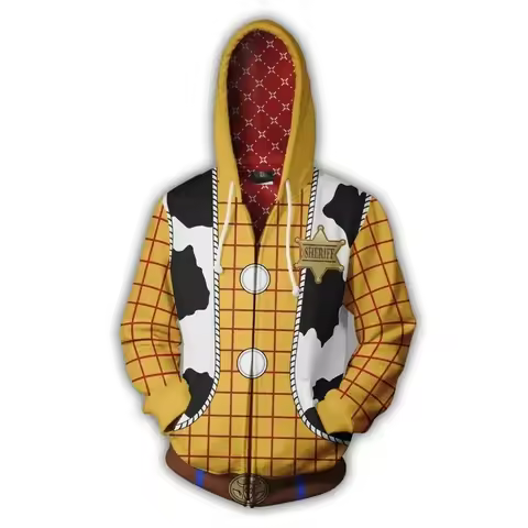5;e,8\v,5/TK Movie Toys Woodi Cosplay Hoodies Men Women Cartoon Printing Hooded Sweatshirt Adult Cas